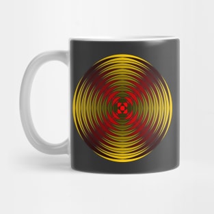 Fuzzy Circular Logic Yellow 2 Mug